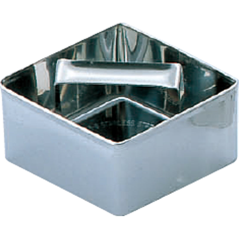 Ｋ)18-8ごはん抜型（物相型）菱型