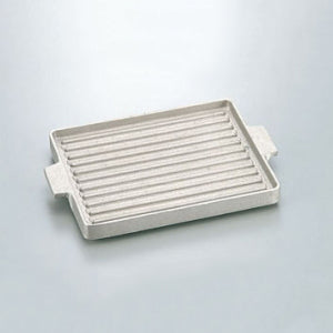 アルミ白仕上焼物皿