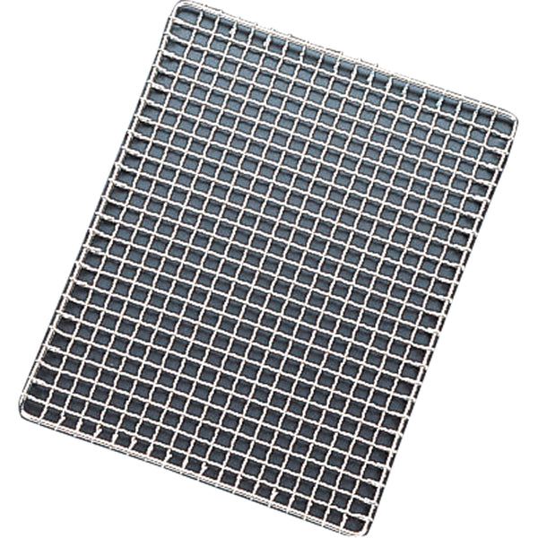 ステンホルモン焼網　外寸21×27㎝