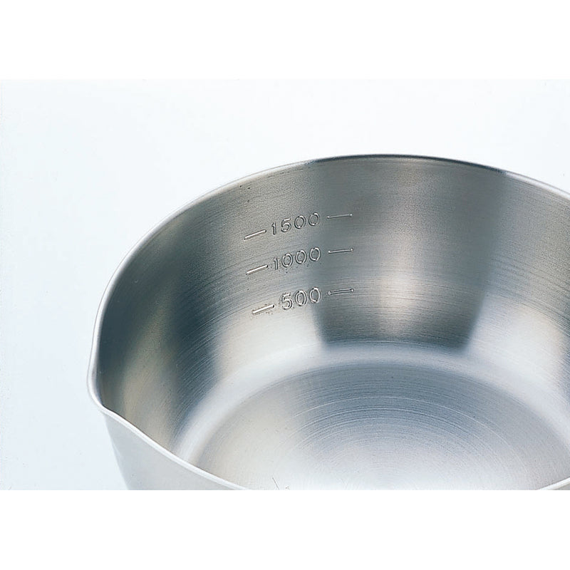 TKS PC柄三層鋼雪平鍋(目盛付)16cm