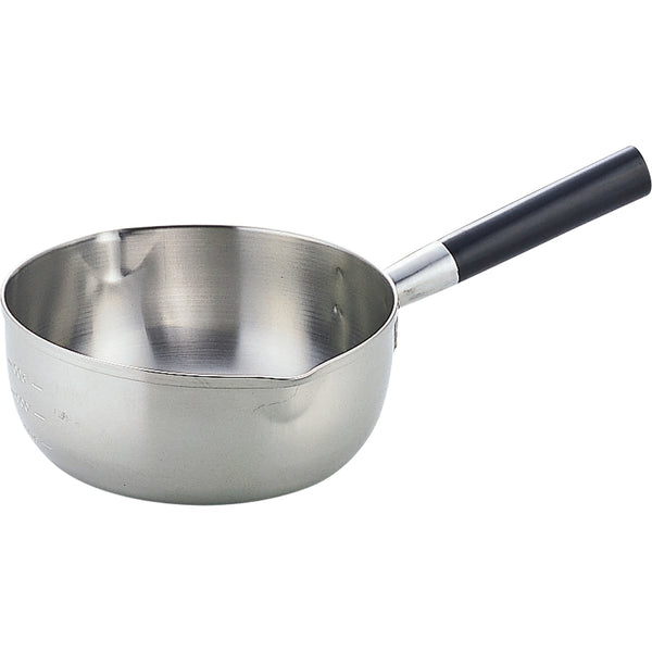 TKS PC柄三層鋼雪平鍋(目盛付)16cm