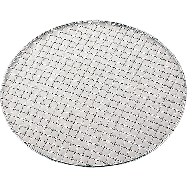 MT18-8ｽﾃﾝ太線ｸﾘﾝﾌﾟ焼網丸27cm