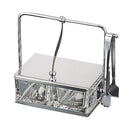 M№５５２ガラス薬味入２ヶ仕切