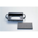 M10-549 焼物プレート さざ波(角)小