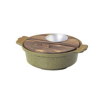 アルミ丸湯豆腐鍋１６cm31110カップ付