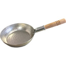 アルミ浅型雪平鍋１８㎝横手木柄付