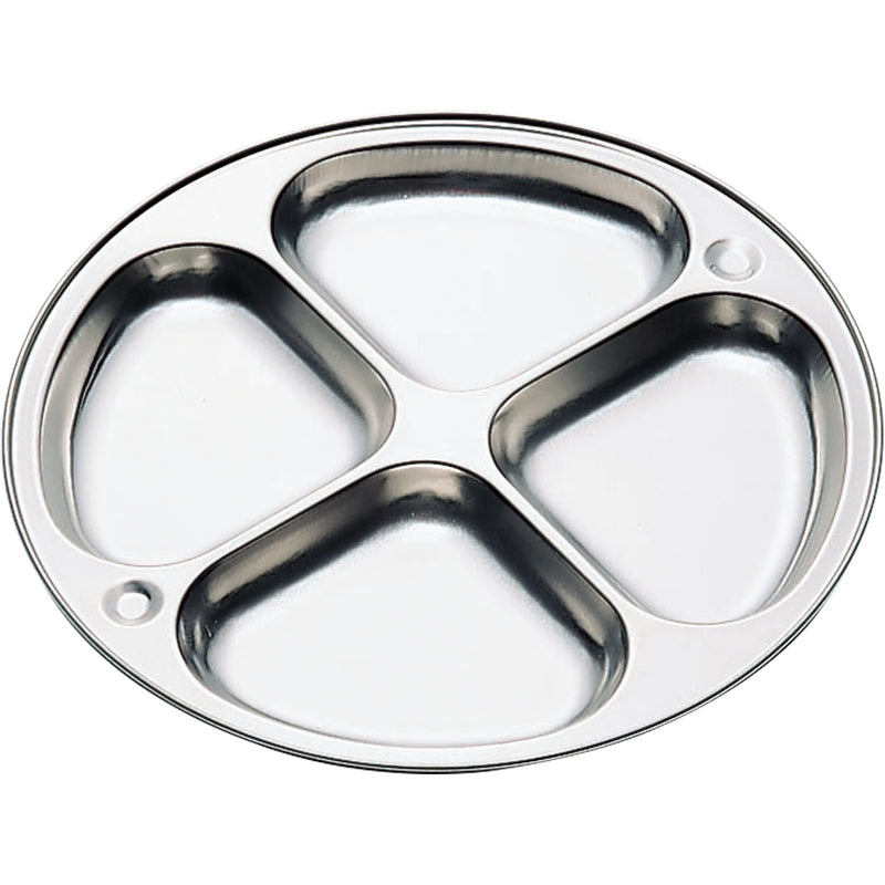 KO１８－８丸ランチ皿四ツ切