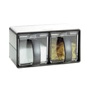 1120ｺﾝﾊﾟｸﾄ調味料ｹｰｽ2P/Nﾌｫﾙﾏ･ｽﾃﾝﾚｽ2