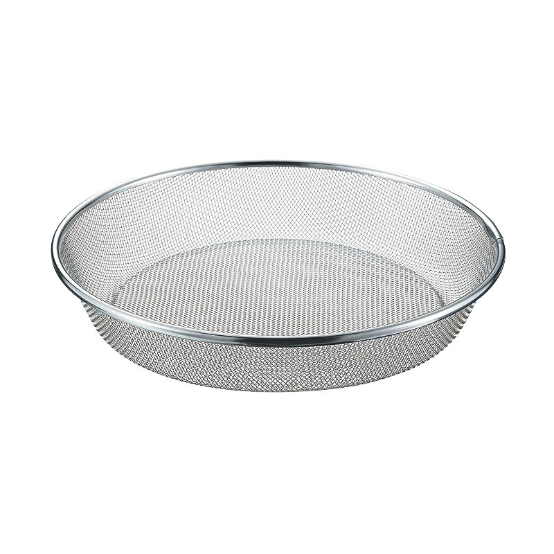 ステンレス 頑丈なザル 浅型 22cm31328