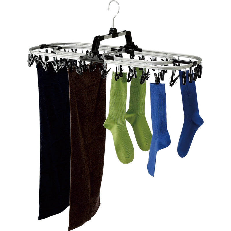 アルミジャンボ角ハンガー52  Black