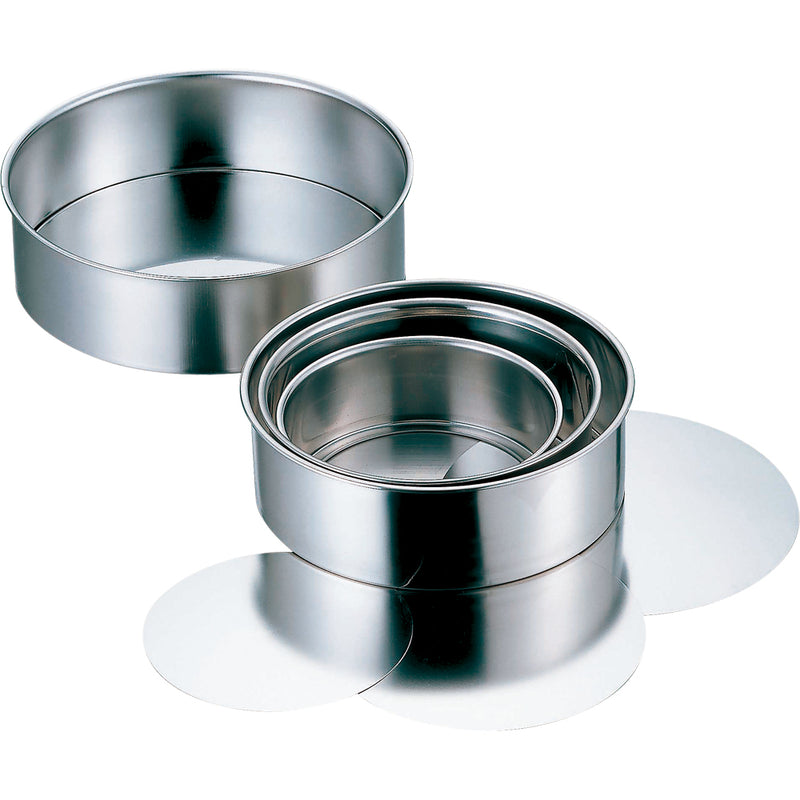 AG18-8総絞りレアケーキ型(底取)24cm