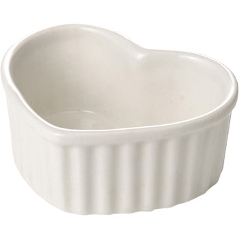 耐熱性陶器 ハート型スフレ