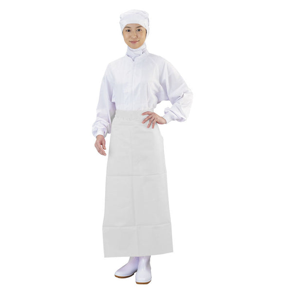 E-51 ﾚｯｼﾞｪｰﾛﾝ ｳﾚﾀﾝ腰下ｴﾌﾟﾛﾝ L ﾎﾜｲﾄ