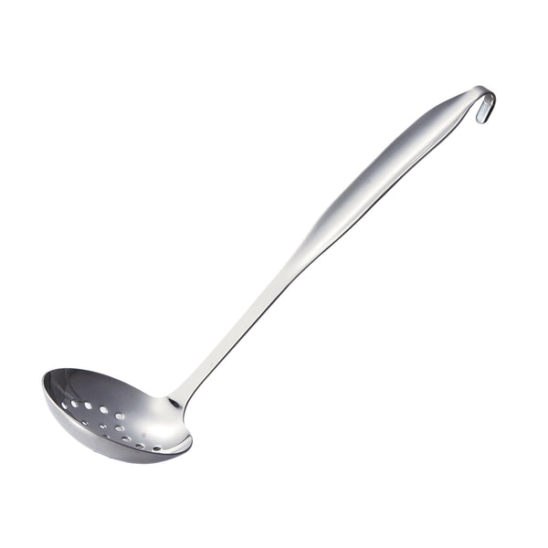 AG18-8ﾜﾝﾋﾟｰｽﾚｰﾄﾞﾙ穴明お玉(中)