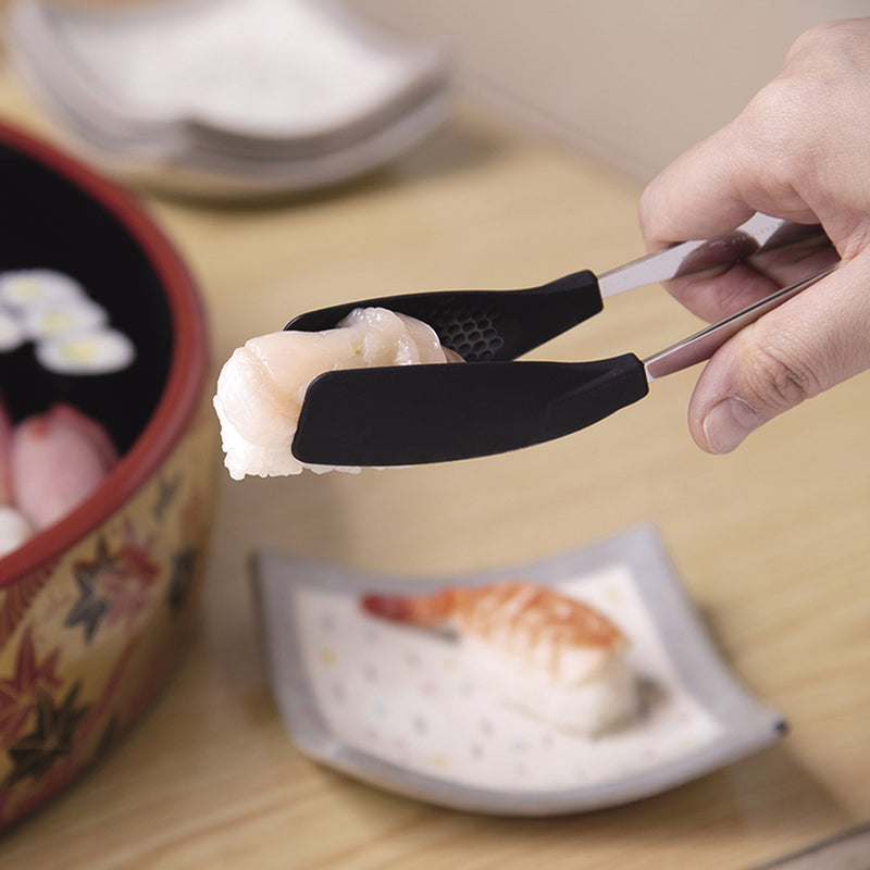 №4864お寿司トング(ホワイト)180㎜