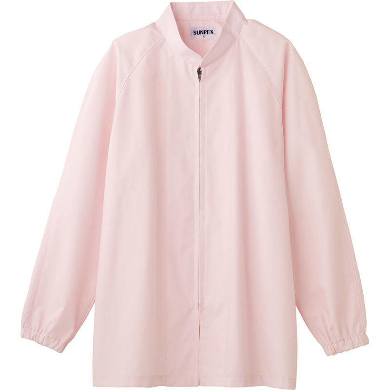 FA304男女兼用調理衣長袖 ﾋﾟﾝｸLL