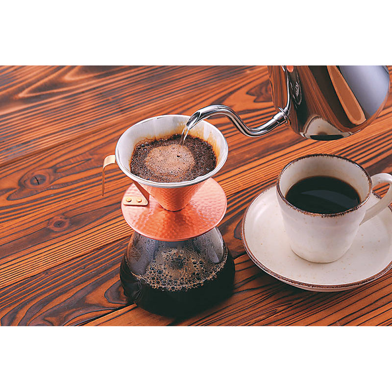 銅製コーヒードリッパー艶消し小