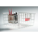 MT18-8食器ｶｺﾞ45㎜ﾋﾟｯﾁ用白PCﾌﾟﾚｰﾄ