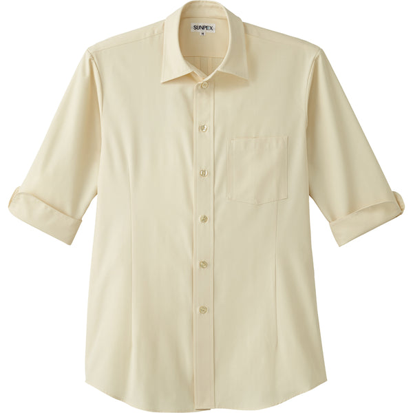 ショップシャツ（バニラ）ET-5732　4L