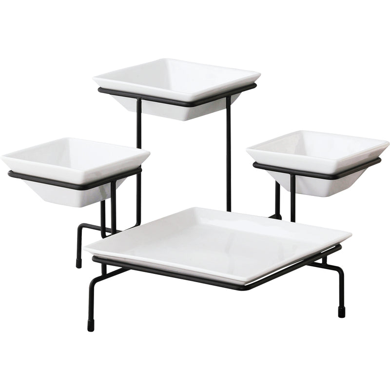 MF正角4個陶器付スタンドPA40361