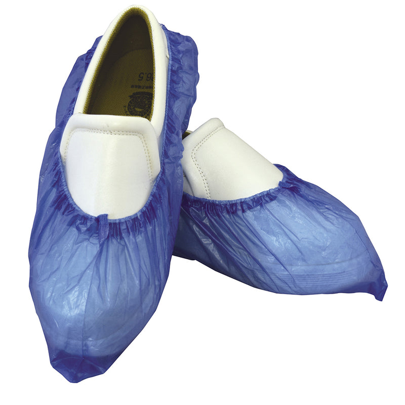 PEシューズカバーブルー100枚入
