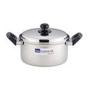 ジュノー三層鋼深型両手鍋22cm