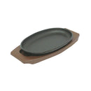 WP301S樹脂製ｽﾃｰｷ皿台＋小判鉄板ｾｯﾄ