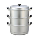 ﾎｸｱ ｽﾁｰﾑｸｯｶｰ二重セット36㎝