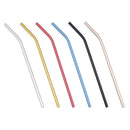 カラールアルミストロー（曲がり）ゴールド