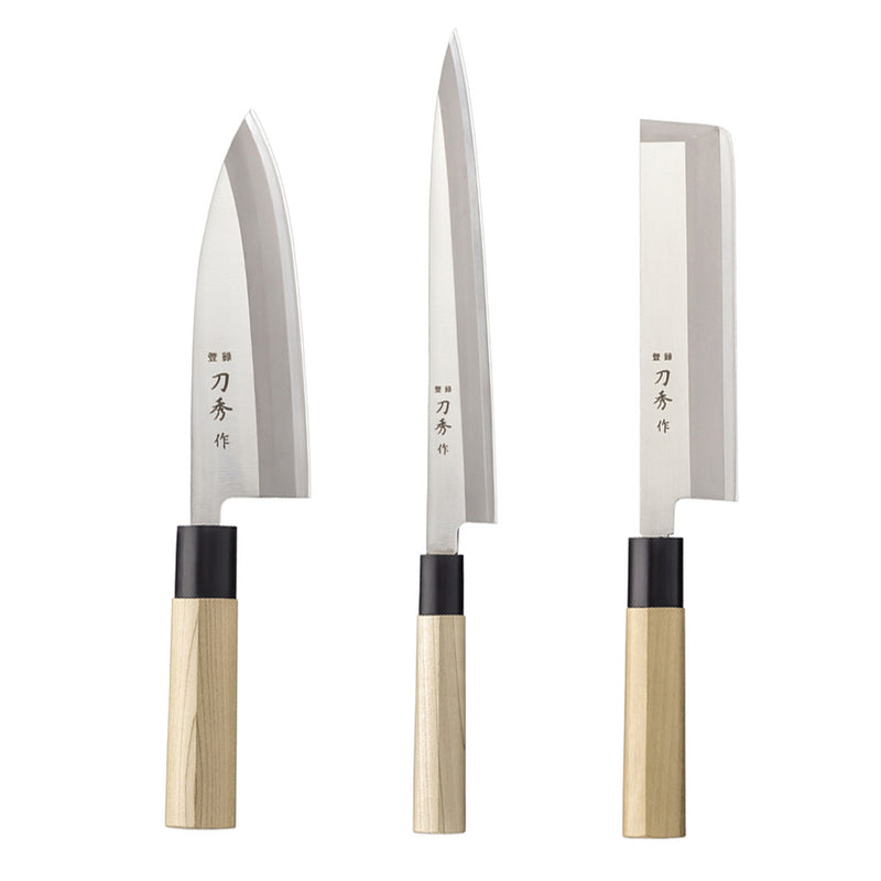 FC-366刀秀作MV鋼PC桂角型薄刃195mm