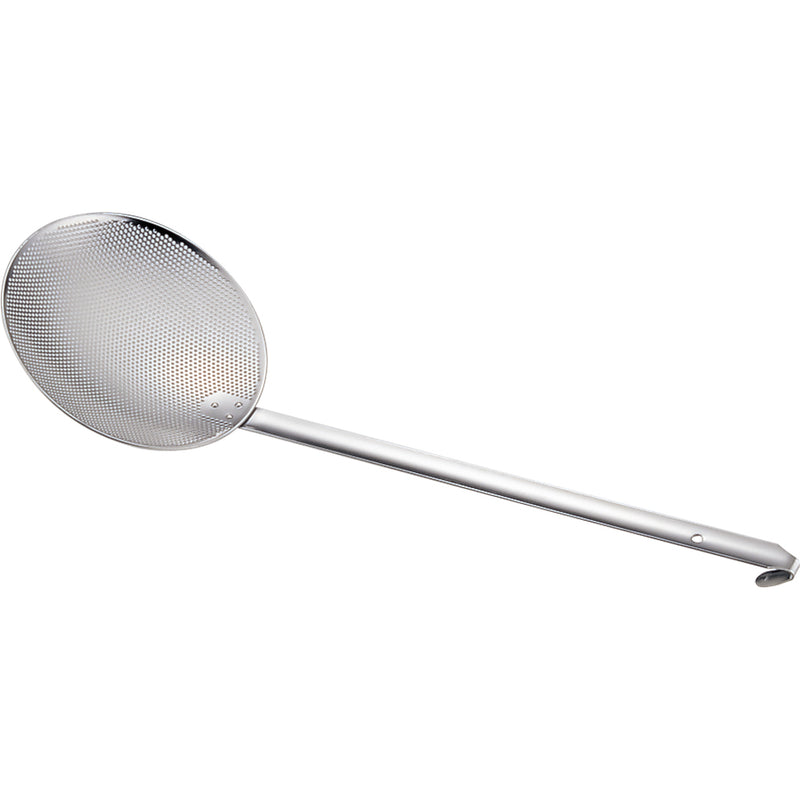 UKパンチング丸カス揚板ﾊﾝﾄﾞﾙ20cm