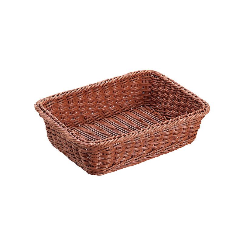 抗菌樹脂 角型ﾊﾞｽｹｯﾄ(ﾌﾞﾗｳﾝ) 30型