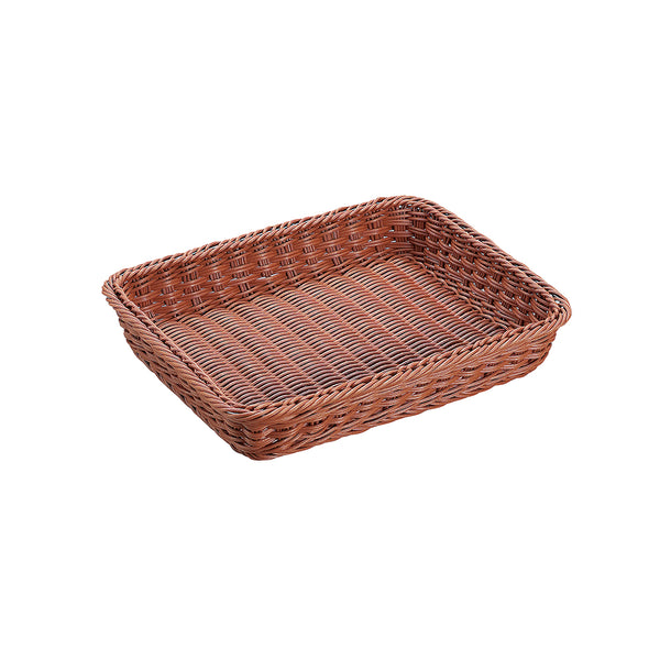 抗菌樹脂 角型ﾊﾞｽｹｯﾄ(ﾌﾞﾗｳﾝ) 36型