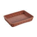 抗菌樹脂 角型ﾊﾞｽｹｯﾄ(ﾌﾞﾗｳﾝ) 42型