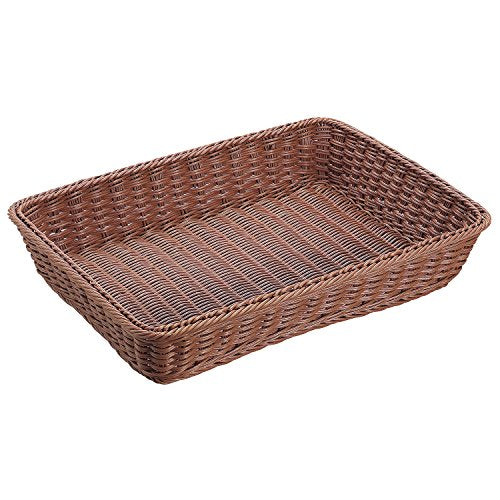 抗菌樹脂 角型ﾊﾞｽｹｯﾄ(ﾌﾞﾗｳﾝ) 49型