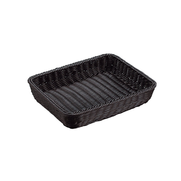 抗菌樹脂 角型ﾊﾞｽｹｯﾄ(ﾌﾞﾗｯｸ) 36型