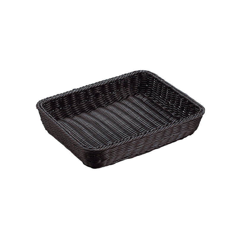 抗菌樹脂 角型ﾊﾞｽｹｯﾄ(ﾌﾞﾗｯｸ) 36型