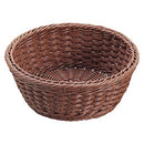 抗菌樹脂 丸型ﾊﾞｽｹｯﾄ(ﾌﾞﾗｳﾝ) 24型