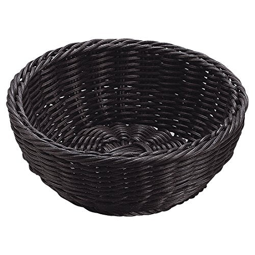 抗菌樹脂 丸型ﾊﾞｽｹｯﾄ(ﾌﾞﾗｯｸ) 21型