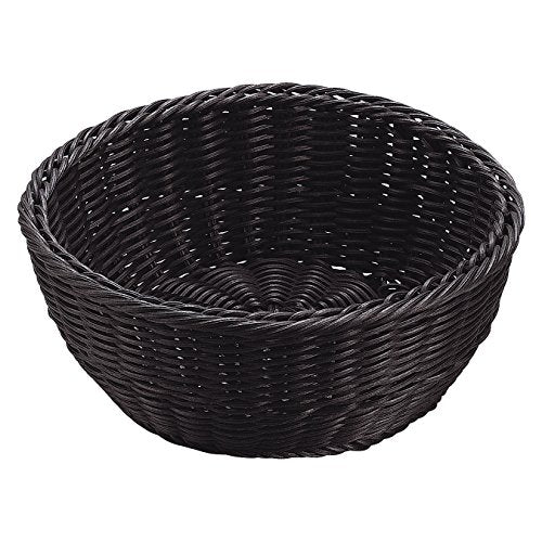 抗菌樹脂 丸型ﾊﾞｽｹｯﾄ(ﾌﾞﾗｯｸ) 24型