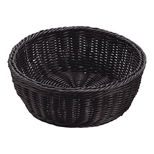 抗菌樹脂 丸型ﾊﾞｽｹｯﾄ(ﾌﾞﾗｯｸ) 27型