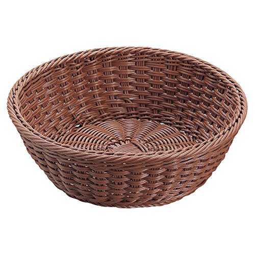 抗菌樹脂 丸型ﾊﾞｽｹｯﾄ(ﾌﾞﾗｳﾝ) 30型