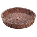 抗菌樹脂 丸型ﾊﾞｽｹｯﾄ(ﾌﾞﾗｳﾝ) 37型