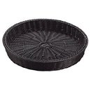 抗菌樹脂 丸型ﾊﾞｽｹｯﾄ(ﾌﾞﾗｯｸ) 37型