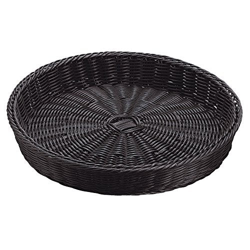 抗菌樹脂 丸型ﾊﾞｽｹｯﾄ(ﾌﾞﾗｯｸ) 37型