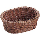 抗菌樹脂 小判型ﾊﾞｽｹｯﾄ(ﾌﾞﾗｳﾝ) 21型