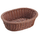 抗菌樹脂 小判型ﾊﾞｽｹｯﾄ(ﾌﾞﾗｳﾝ) 30型