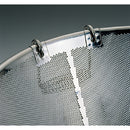 UK18-8ﾊﾟﾝﾁﾝｸﾞ揚げｻﾞﾙ/平底 51cm補強付