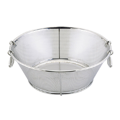 UK18-8ﾊﾟﾝﾁﾝｸﾞ揚げｻﾞﾙ/平底 60cm補強付