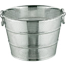 UK18-8ﾊﾟﾝﾁﾝｸﾞ揚げｻﾞﾙ深型42cm補強付ﾖｺφ5.0